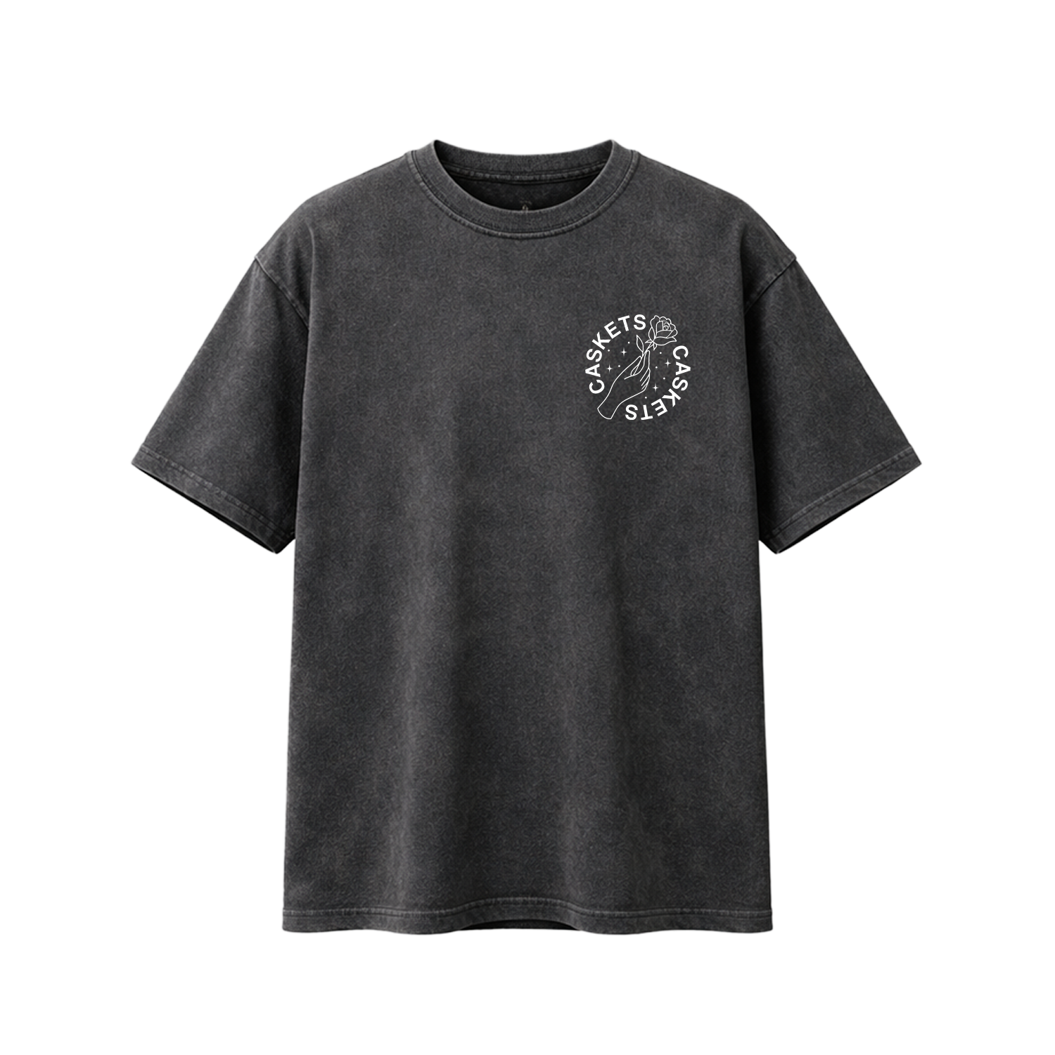 TOHYK ROSE GREY WASH T-SHIRT